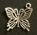 (image for) Silver Butterfly Charm